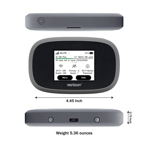 EVDO-LINK Verizon Wireless Jetpack Inseego MiFi 8800L | Free VPN Mobile Hotspot for Travel | 4G Mobile Portable WiFi | Unlocked Globally | Near 5G Speed up to 1200 Mbps | EVDO-LINK Bundle - Verizon Sim Card - Image 5