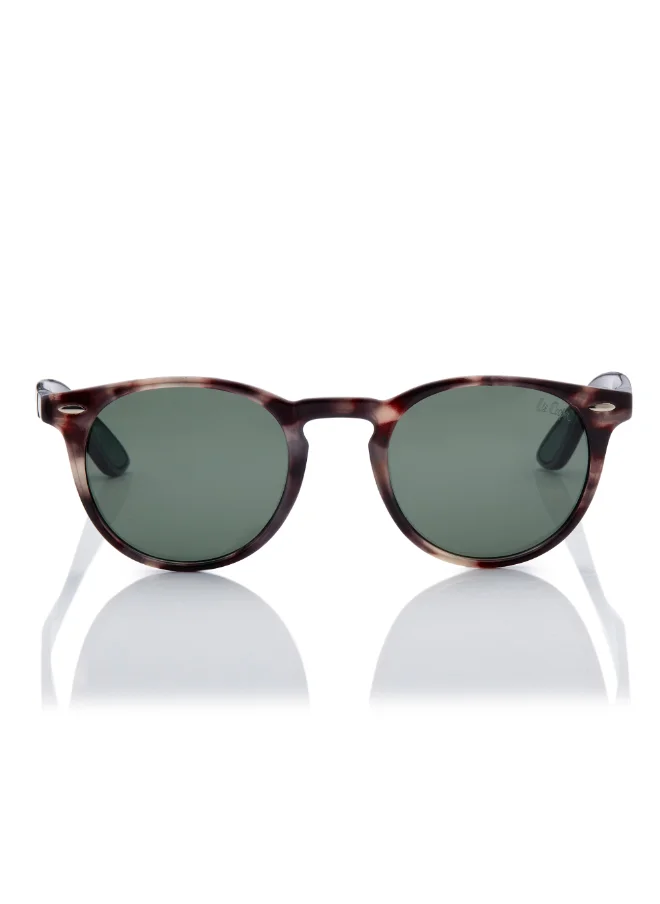 لي كوبر Polarized Sunglasses G15 Frame Tortoise Tortoise Mirror Lens 48mm  - LC1216C03