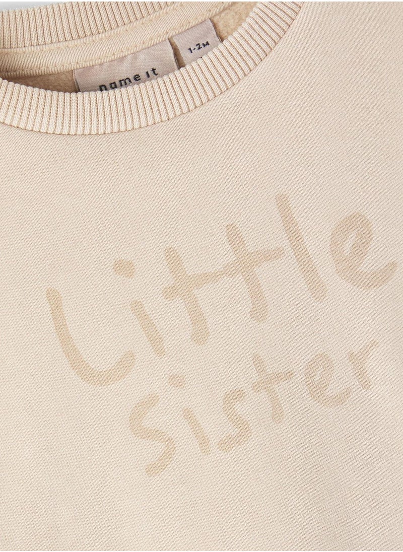 NAME IT - Kids Text Print Sweatshirt - Image 1