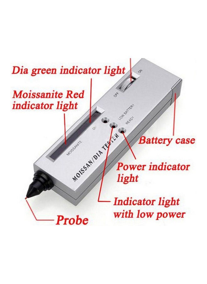 NIBEMINENT Professional High Accuracy Diamond Tester Silver  - Image 5