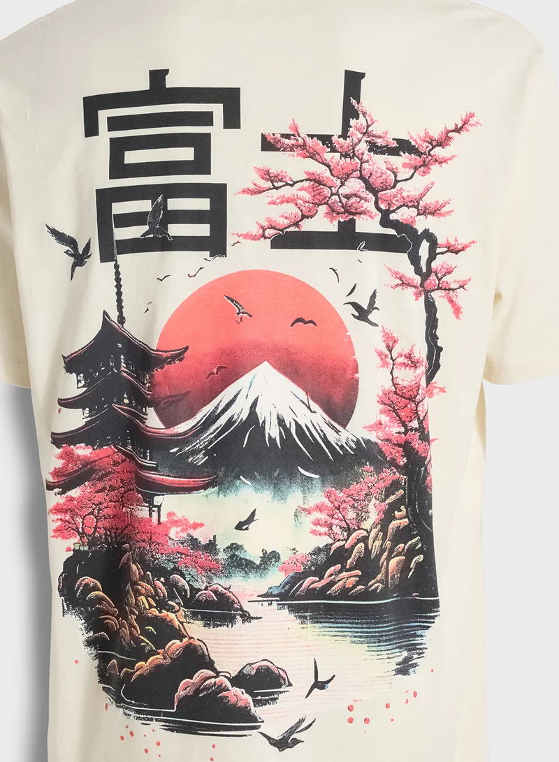 JACK & JONES Jorfuji Crew Neck T-Shirt