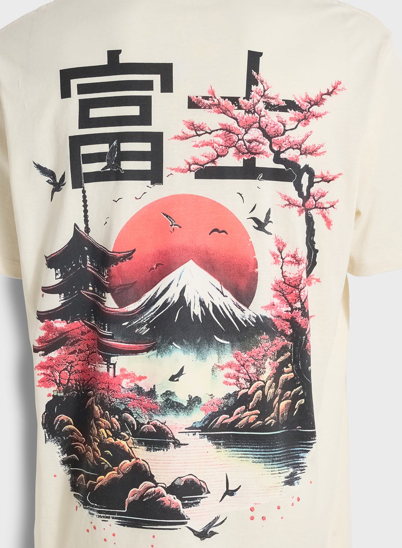 JACK & JONES Jorfuji Crew Neck T-Shirt - Image 4