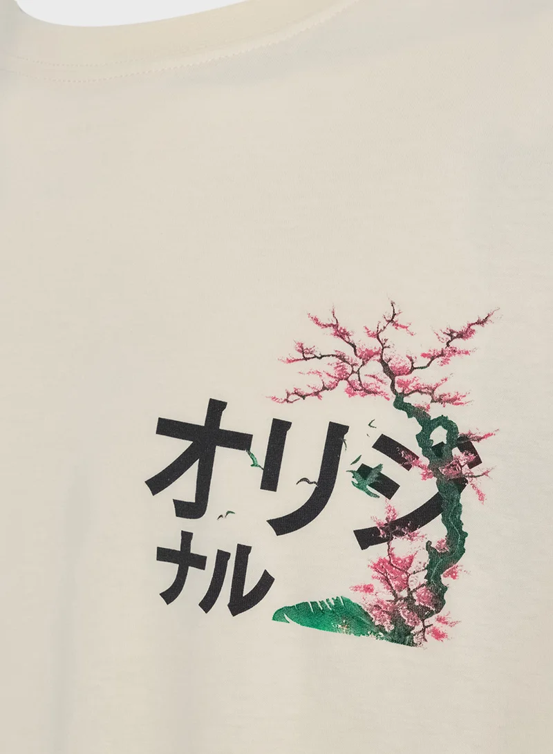 JACK & JONES Jorfuji Crew Neck T-Shirt