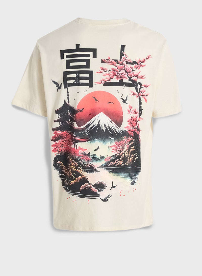 JACK & JONES Jorfuji Crew Neck T-Shirt - Image 2