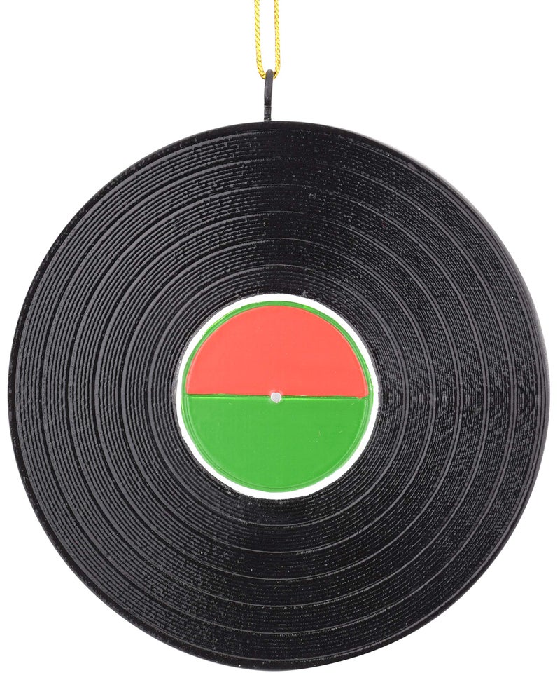 Tree Buddees Retro Vinyl Record Unique Music Records Christmas Ornaments