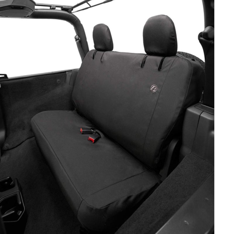 Bestop 2929235 Black Diamond Seat Cover, Rear- Jeep 2018-Current Wrangler 2-Door - Image 3
