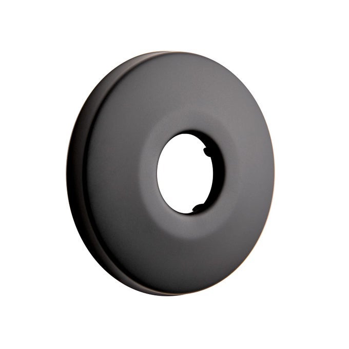 SHOWER ARM FLANGE 25 IN OUTER DIAMETER REPLACEMENT SHOWER HEAD ARM ESCUTCHEON PLATE SUITABLE FOR MOST BRANDS SHOWER HEAD ARMS MATTE BLACK