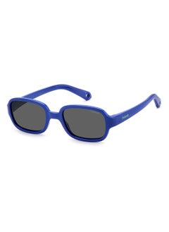 Polaroid Kids Unisex UV Protection Rectangular Sunglasses - Pld K003/S Blue 43 - Lens Size: 43 Mm  - Image 1