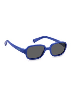 Polaroid Kids Unisex UV Protection Rectangular Sunglasses - Pld K003/S Blue 43 - Lens Size: 43 Mm  - Image 2