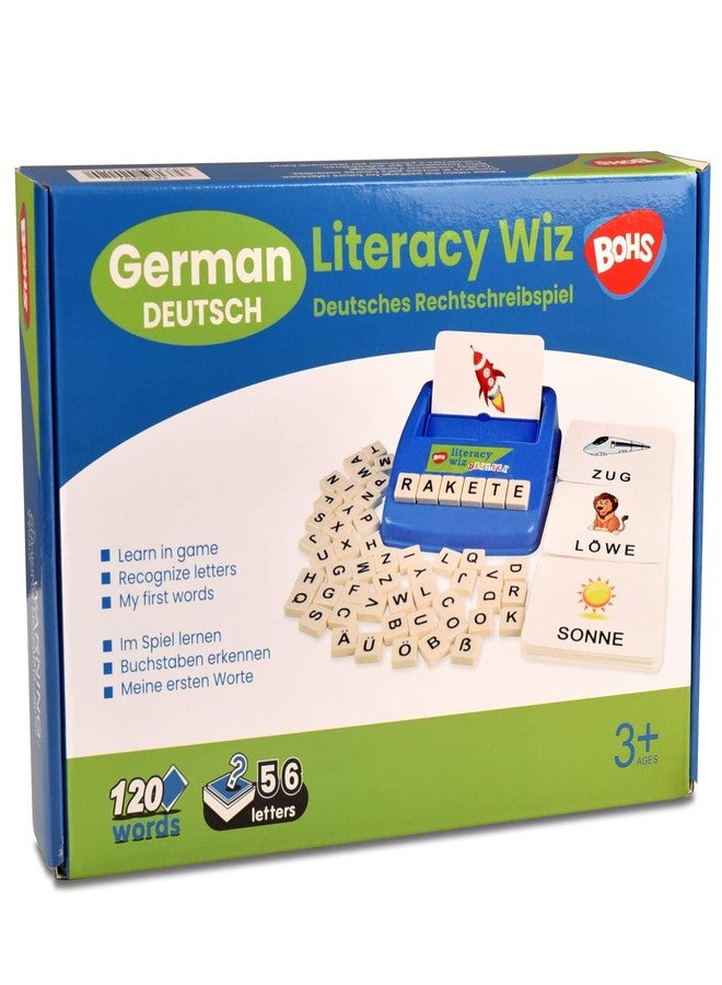 BOHS German and English Literacy Wiz Fun Game - See and Hide Spelling - Prek Classroom Learning Educational Toys - Image 3
