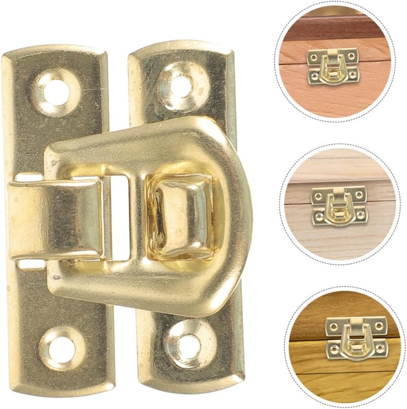 Vintage Antique Style Jewelry Box Hasp Locks Buckle Latch Hardware 5 Pack Easy Install - Image 3