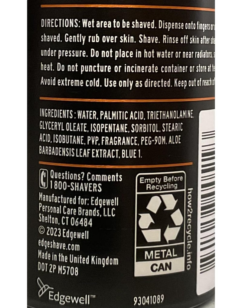 Edge Shave Gel, Sensitive Skin with Aloe 2.75 oz (Pack of 2) - Image 4