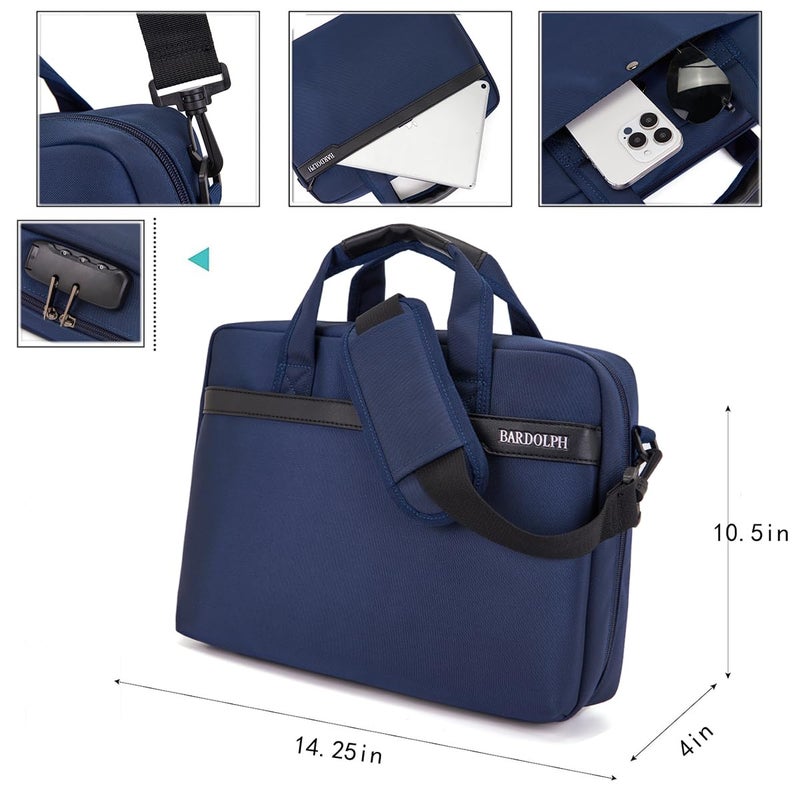 BARDOLPH Heavy Duty Accordian File Organizer with Handle (Blue) - Image 3