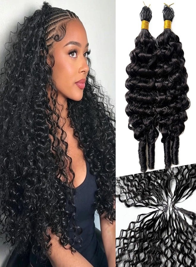 Valiilo Crochet Hair for Black Women Pre Separated Curly Crochet Hair Extensions Real Human Hair Burmese Curly Crochet Human Hair 16 Inch 100G 2 Bundles Invisible Knotless Pre Looped Human Crochet Hair - Image 1
