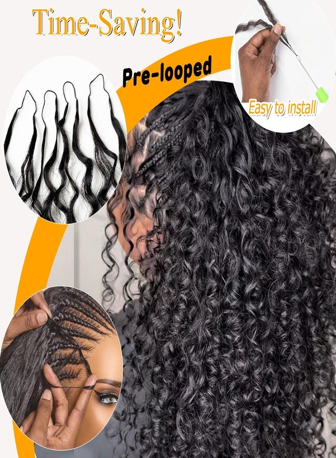 Valiilo Crochet Hair for Black Women Pre Separated Curly Crochet Hair Extensions Real Human Hair Burmese Curly Crochet Human Hair 16 Inch 100G 2 Bundles Invisible Knotless Pre Looped Human Crochet Hair - Image 4