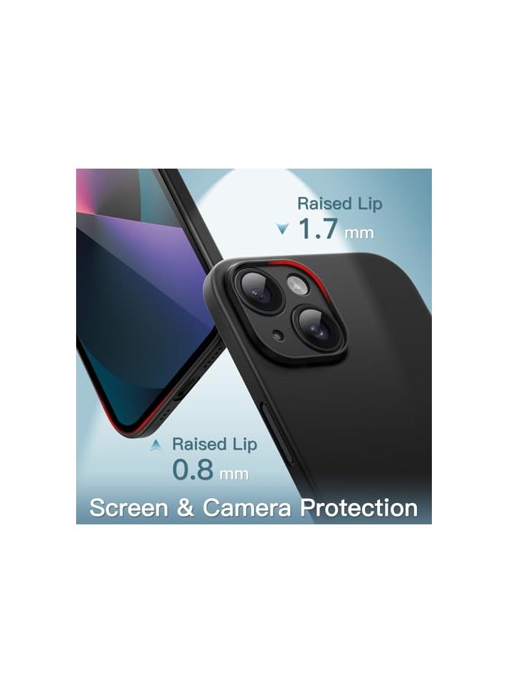 JETech Ultra Slim (0.35mm Thin) Case for iPhone 13, 6.1-Inch, Camera Lens Cover Full Protection, Lightweight, Matte Finish PP Hard Minimalist Case, Support Wireless Charging (Black) - Image 5