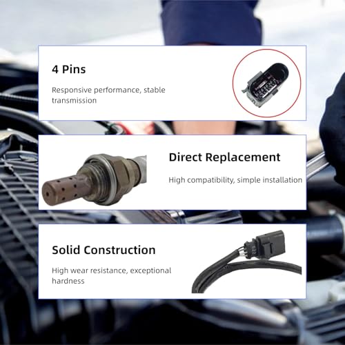 McrGinly Rear Downstream Oxygen Sensor Compatible with Audi 2010-2015 Q7 3.0T 4L0906262H - Image 5