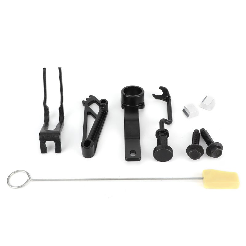 Cam Phaser Tool: Hardened Chrome Molybdenum Steel, Quick Camshaft Service - Crankshaft Positioning Tool: Structural Steel, Tdc Alignment - Timing Chain Tool for Ford 4.6L, 5.4L, 3V Engine Repair - Image 4