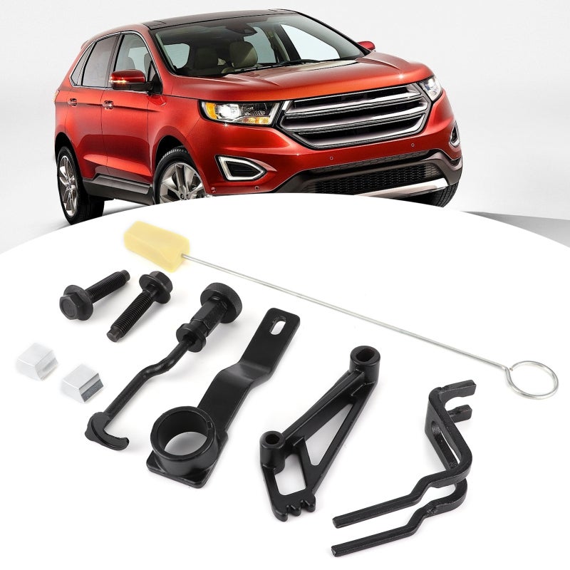 Cam Phaser Tool: Hardened Chrome Molybdenum Steel, Quick Camshaft Service - Crankshaft Positioning Tool: Structural Steel, Tdc Alignment - Timing Chain Tool for Ford 4.6L, 5.4L, 3V Engine Repair - Image 1