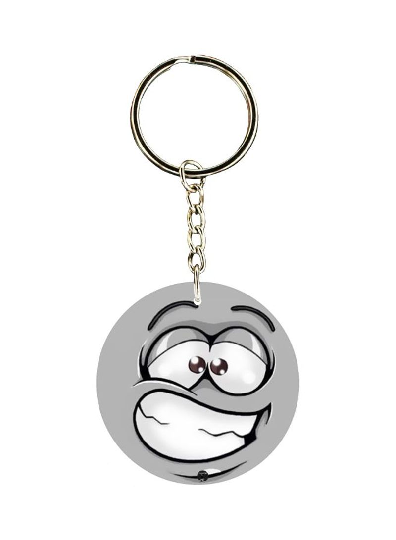 RKN Face Themed Keychain