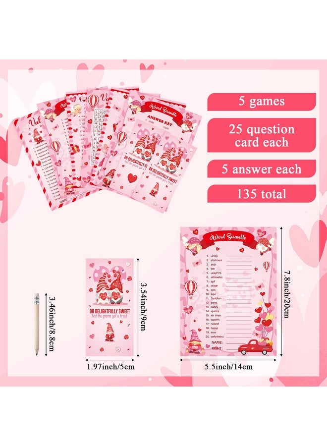 Chinco 127 Pcs Valentine‘s Day Games Cards Bingo Game for Adults Kids Valentine‘s Day Party with Pencil Trivia Classroom Activities Valentine Gifts Boys Girls Birthday Party Supplies - Image 3