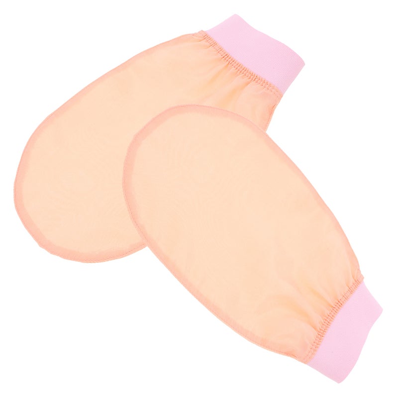 2Pcs Household Bathing Gloves Exfoliating Gloves Skin Cleaning Gloves Exfoliating Mitts - Image 4