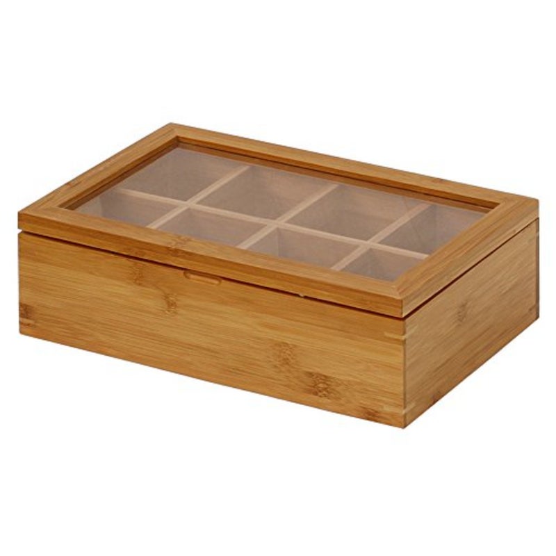 TB1323 Bamboo Tea Box, Natural - Image 3