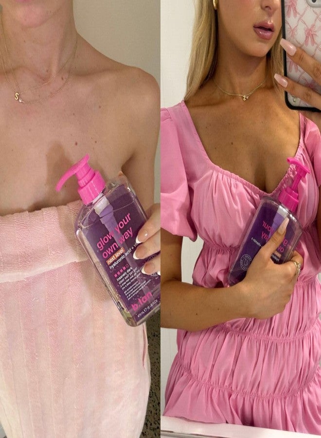 b tan جل تان ذاتي داكن بشكل جنوني من b.tan | تألق بطريقتك الخاصة - أفضل لوشن تان غير قابل للنقل، برونز سريع للغاية، بدون رائحة مزيفة، 16 أونصة سائلة - Image 5