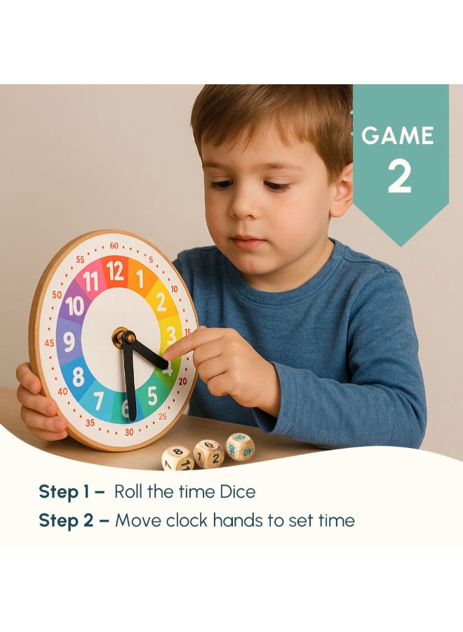 Curious Cub Learning Clock For Kids  Educational Toys For 5+ Year Old  Fun Time Learning Kit  Activity Toys For 6 Year Old Boys, Girls And Educational Board Games For Kids  Ideal Birthday Gift - Image 4
