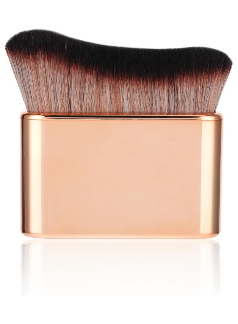 Generic Self Tanning Foundation Brush for Women – High-Density Vegan Bristle Makeup Brush for Face & Body  - Image 1