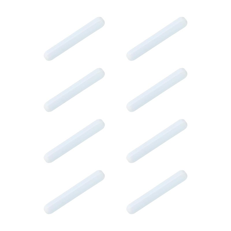 MECCANIXITY Magnetic Stirrer Mixer Stir Bar Rod 40mm PTFE Coating Magnet - 8 Pieces - Image 1