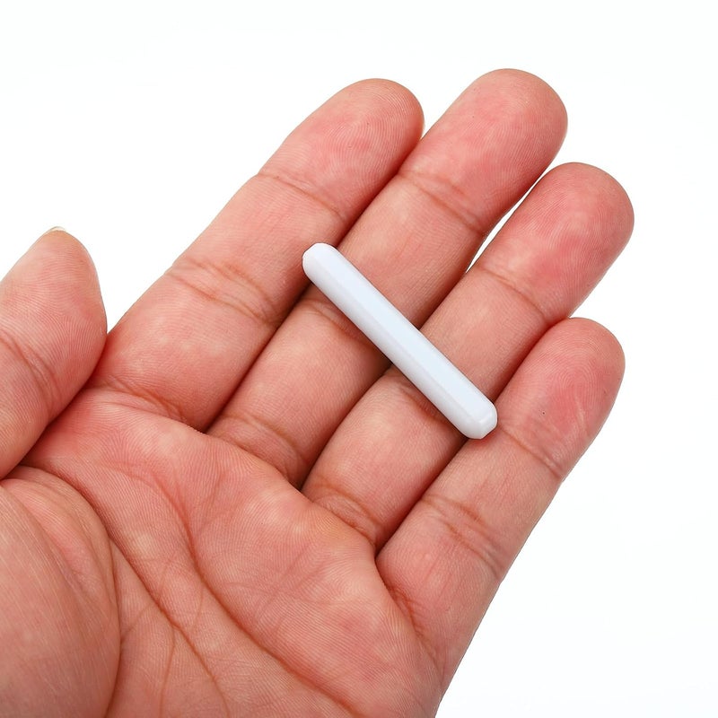 MECCANIXITY Magnetic Stirrer Mixer Stir Bar Rod 40mm PTFE Coating Magnet - 8 Pieces - Image 5
