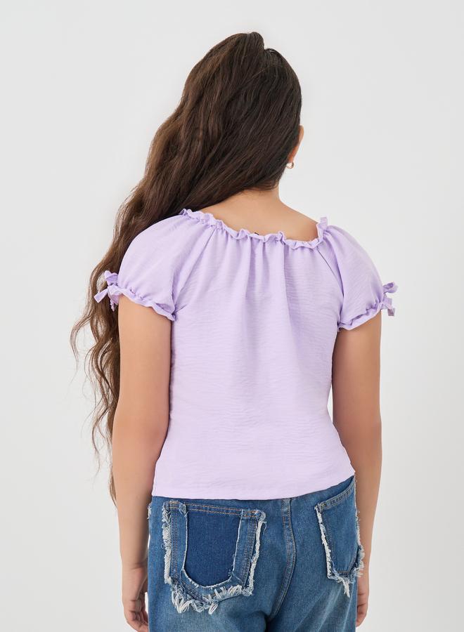 Styli Styli Puff Sleeve Regular Fit Blouse  - Image 5