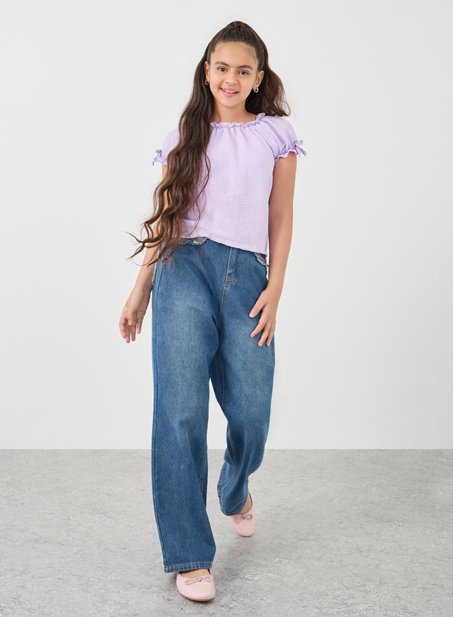 Styli Styli Puff Sleeve Regular Fit Blouse  - Image 3