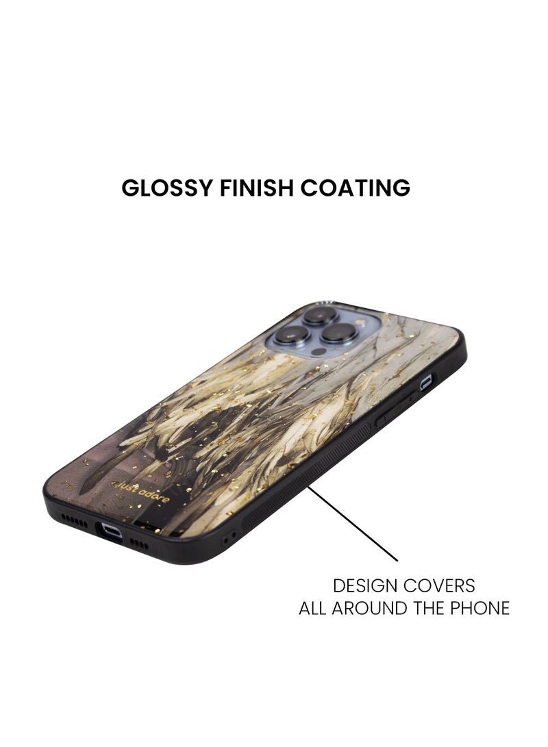 just adore Apple iPhone 13 Pro Max Case iPhone 13 Pro Max cover MegSafe Gold Glitter Case-Golden Eagle - Image 5