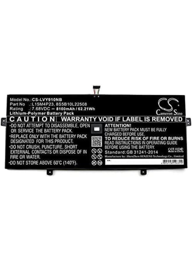 Terabyte 8100mAh/7.68V Battery .Compatible with. LE.N0VO fit P/N: 5B10L22508, 8S5B10L22508, L15C4P21, L15C4P22, L15M4P21, L15M4P23 - Image 3