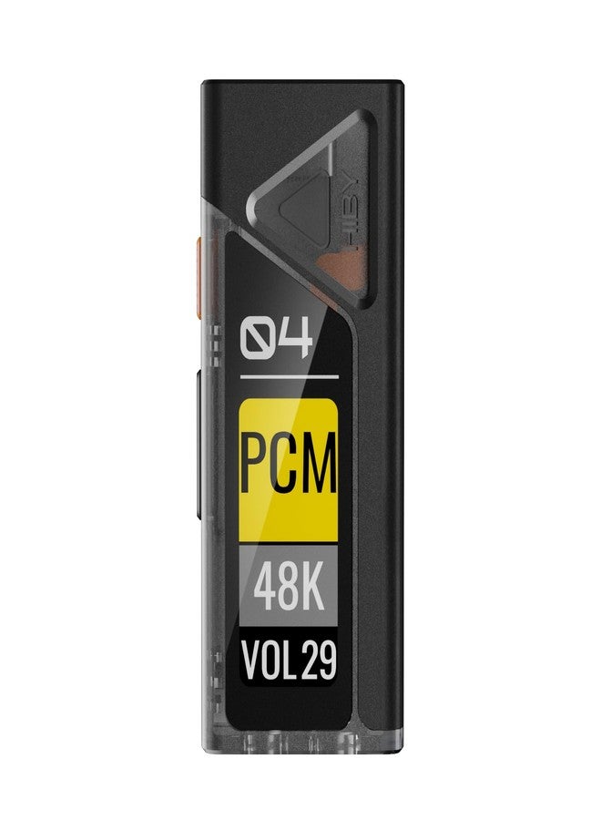 HiBy محول صوت رقمي تناظري محمول HiBy FC4 USB DAC mqa، شاشة OLED مقاس 1.1 بوصة، يدعم DSD512 وPCM 768، معادل صوت EQ وPEQ، مخرج سماعة رأس أحادي 3.5 ملم + مخرج سماعة رأس متوازن 4.4 ملم، معتمد للصوت عالي الدقة - Image 1