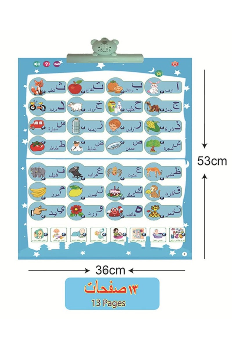 ihomeshop Early Learning Book E-Book,Point Reading Book,Pre-School Bilingual Electronic Sound Book,Children's Educational Toys Drawing Boards - Image 2