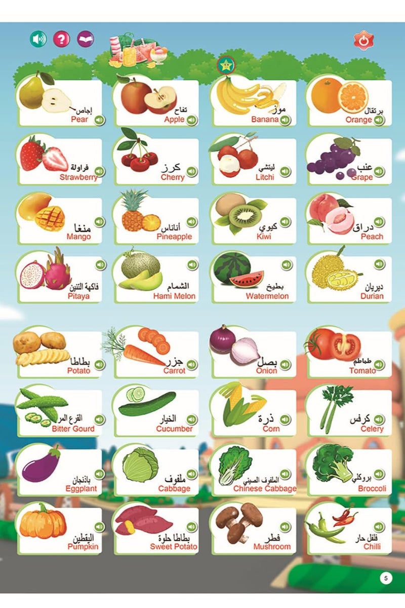 ihomeshop Early Learning Book E-Book,Point Reading Book,Pre-School Bilingual Electronic Sound Book,Children's Educational Toys Drawing Boards - Image 3