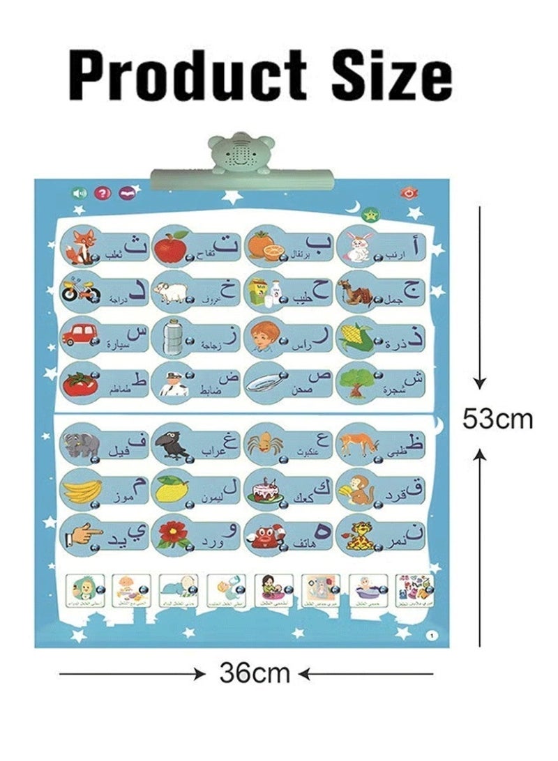 ihomeshop Early Learning Book E-Book,Point Reading Book,Pre-School Bilingual Electronic Sound Book,Children's Educational Toys Drawing Boards - Image 2