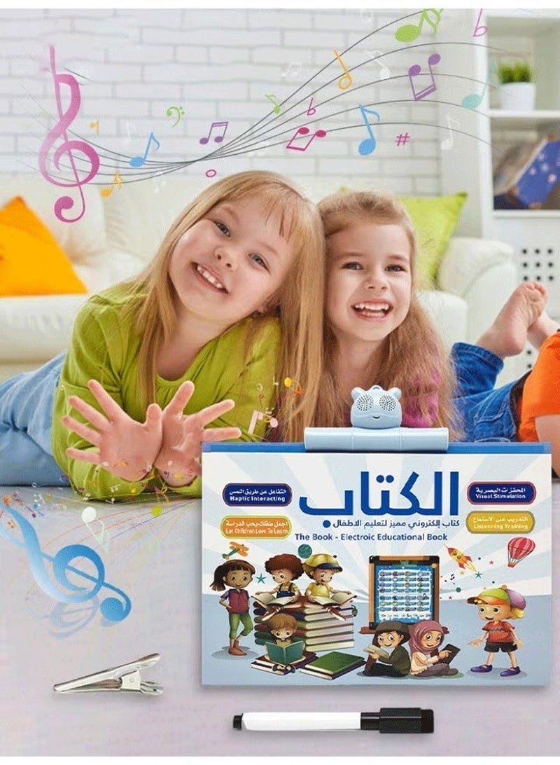 ihomeshop Early Learning Book E-Book,Point Reading Book,Pre-School Bilingual Electronic Sound Book,Children's Educational Toys Drawing Boards - Image 5