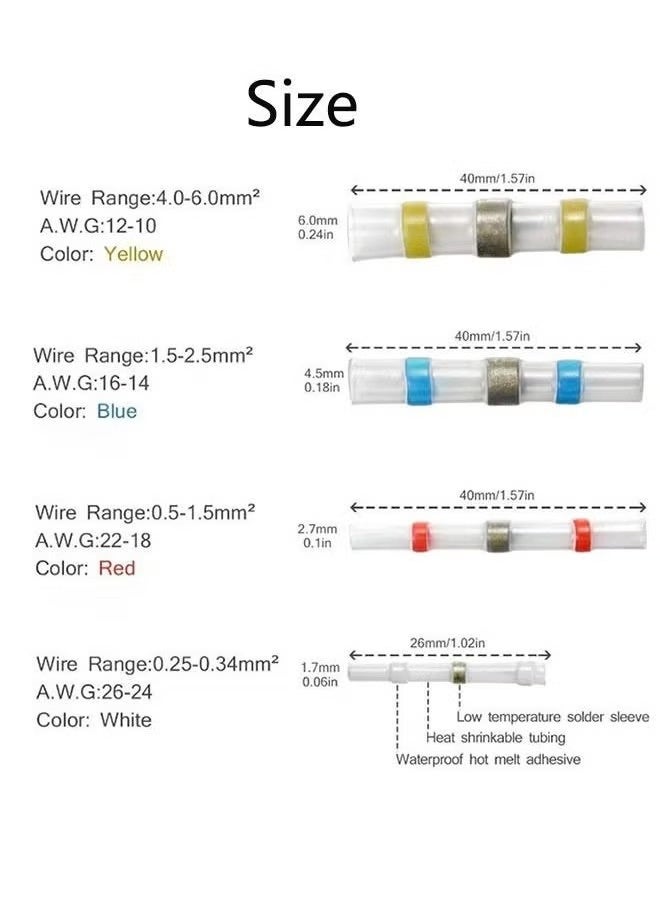 Generic 300-Piece Water Proof Shockproof Heat Shrink Tubing, Electrical Wire Cable Wrap Assortment Electric Insulation Heat Shrink Tube Kit with Box, Industrial Heat-Shrink Tubing(5Colors)  - Image 5