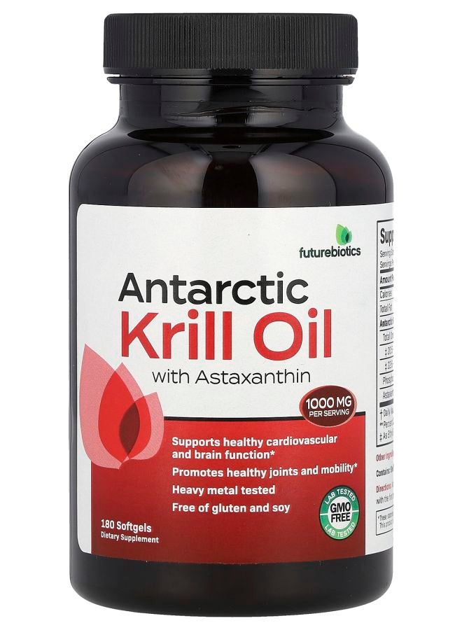Futurebiotics Antarctic Krill Oil with Astaxanthin 180 Softgels
