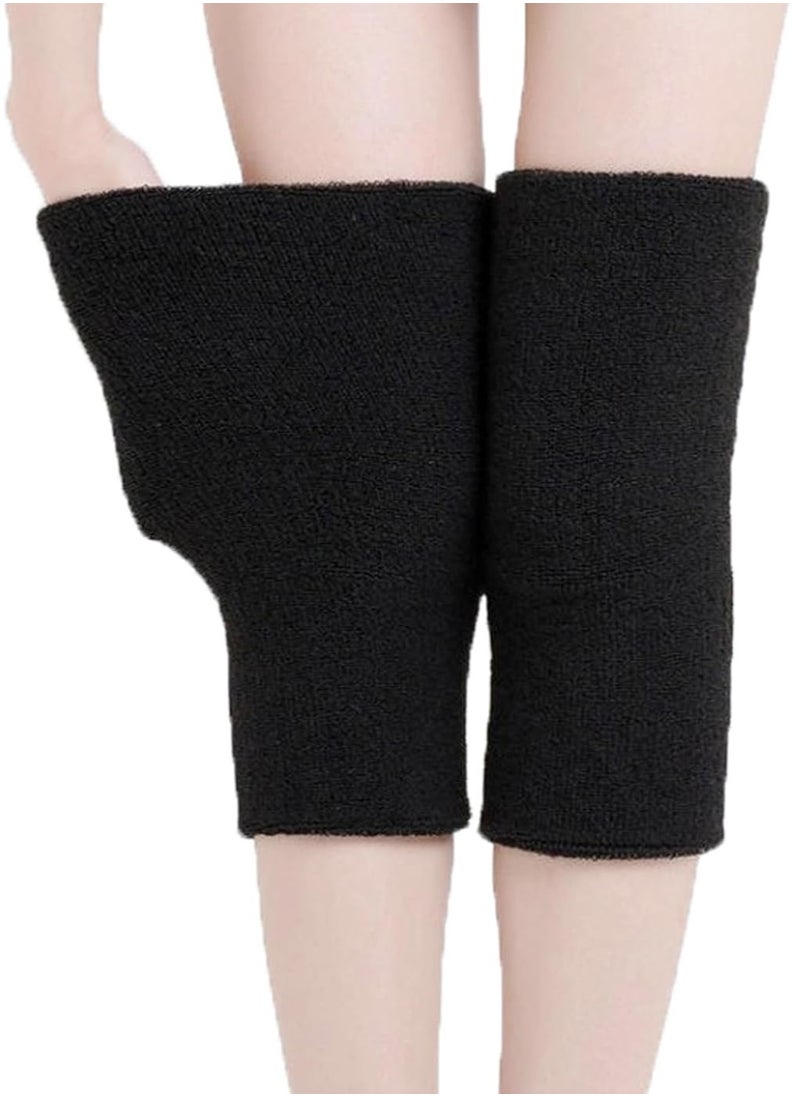 Generic Warm Kenn Pads for Adult Pain Relief – Outdoor Sports Therapy Knee – Black  - Image 2