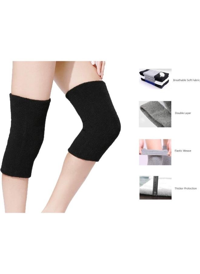 Generic Warm Kenn Pads for Adult Pain Relief – Outdoor Sports Therapy Knee – Black  - Image 4
