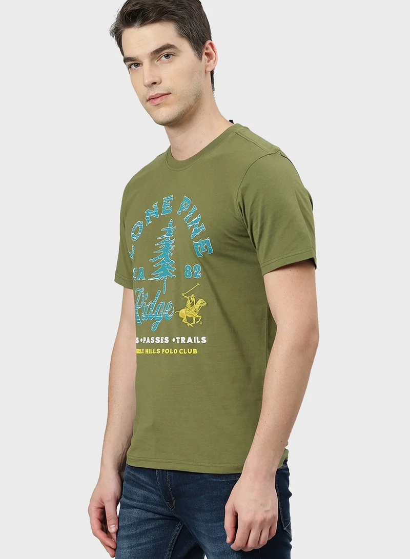 BEVERLY HILLS POLO CLUB Lone Pine Ridge T-Shirt