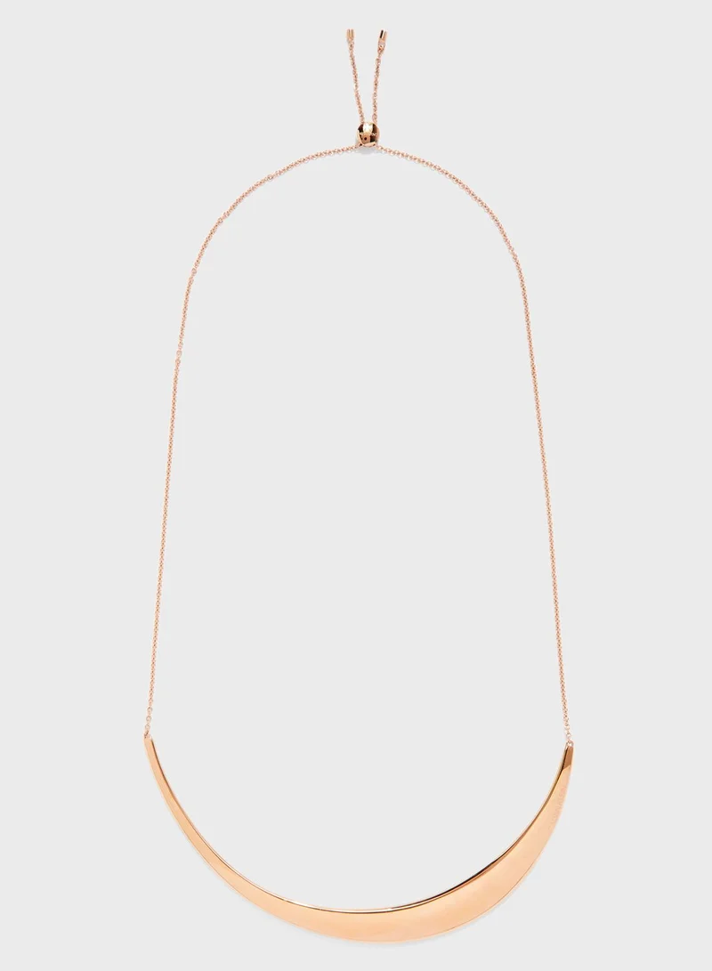 Calvin Klein Jeans Groovy Rosegold Choker Necklace