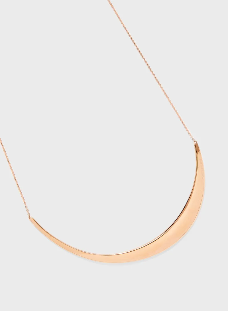 Calvin Klein Jeans Groovy Rosegold Choker Necklace
