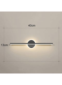DAREU Modern Wireless LED Wall Sconce – Plug-and-Play Battery-Powered Light for Bathroom, Table, or Mirror – Black Finish with Included Battery  - Image 3
