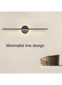 DAREU Modern Wireless LED Wall Sconce – Plug-and-Play Battery-Powered Light for Bathroom, Table, or Mirror – Black Finish with Included Battery  - Image 4